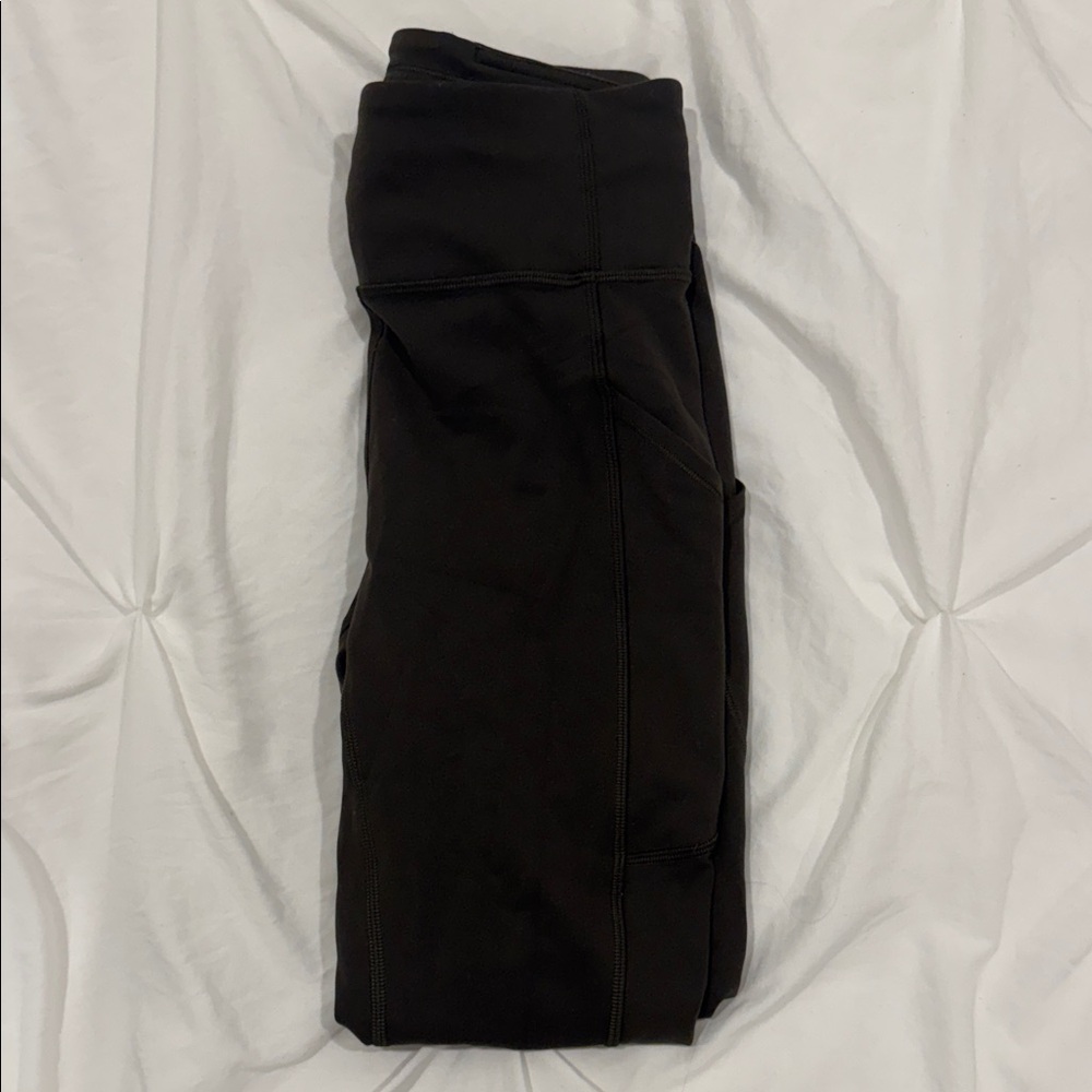 Lululemon Athletica Dark Green Leggings